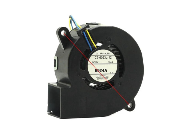 60mm Projector Blower Fan C6-6023L-12 DC12V 70mA 60x23MM Cooling Fan