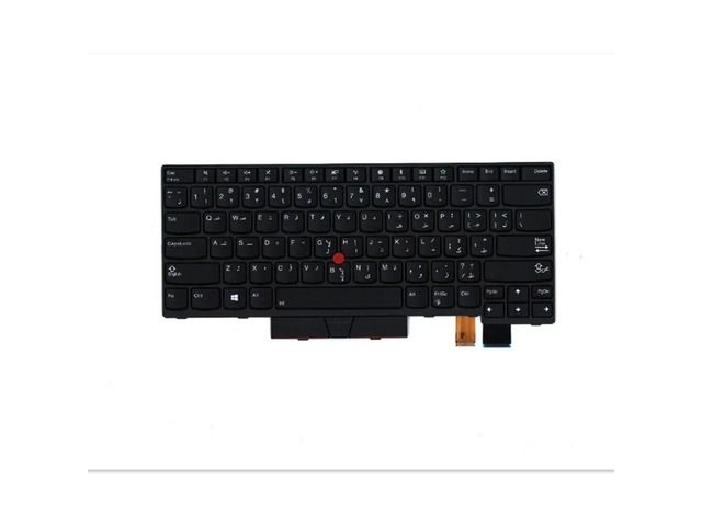 Arabic ARA backlit keyboard for A475, A485, T470, and T480: 01HX464, 01HX504, 01HX424