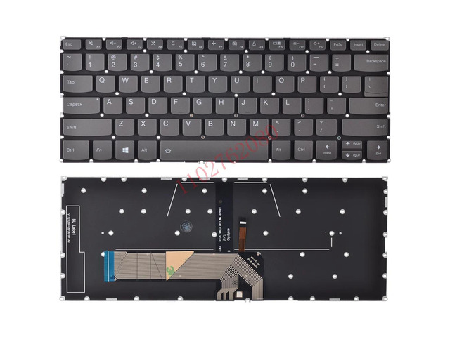 Gray keyboard for 6-13ARE05 6-13ALC6 MP1XG5CA 82FN005DMJ laptops (US version) (Gray backlit, US version)