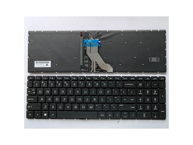 Suitable for 15T-DA, 15T-DB, 17-BY, 17-CA, 250, 255, G7, TPN-C135, TPN-C136 US-style laptop keyboard (black, US backlit).