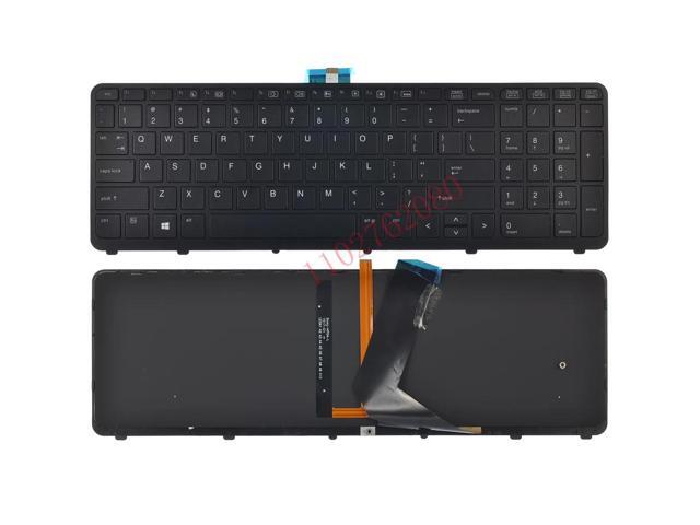 English laptop keyboard for ZBOOK 15 G1 G2 and ZBOOK 17 G1 G2 (US backlit, no stick)