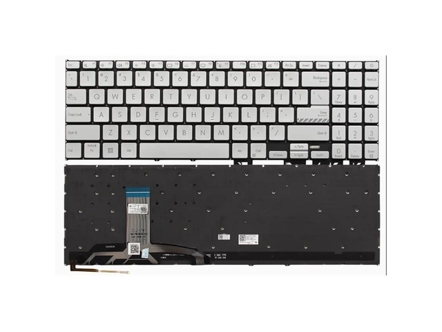 Keyboard for Vivobook 15/16 M1503/X1504/F1504/X1505/M1505/X1602/F1603/M1603/X1605/M1605/P1605/S1605/M1605y/M1605za Notebooks (US Standard) (Silver...