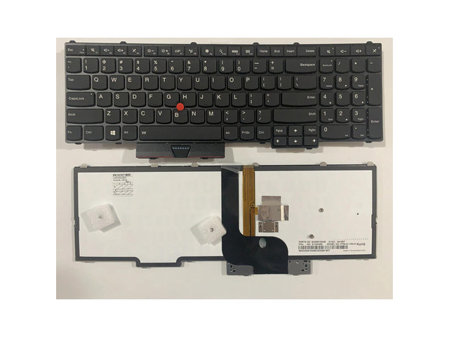 US standard keyboard (backlit, USA) compatible with 20EN, 20EQ, 20ER, 20ES, 20HH, 20HJ, 20MM, 20MN, P50, P70, P51, P71, P70S, 01HW200, 00PA329,...