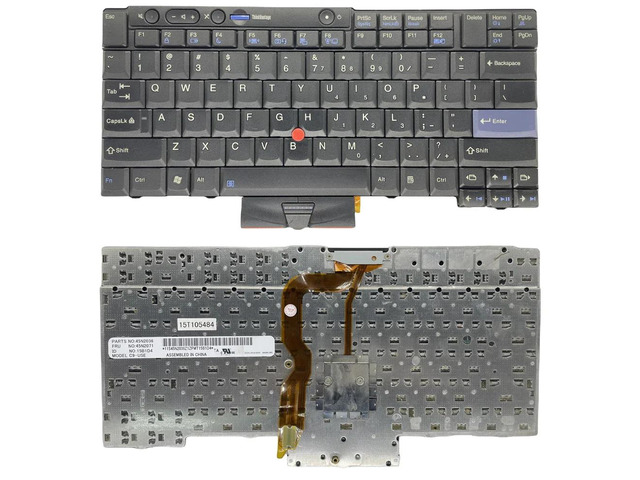 Replacement keyboards for T520, T520i, T420S, T420, T420i, T400S, T410S, T410, T410I, T510, T510i, W510, W520, and X220T (US version, no backlight).