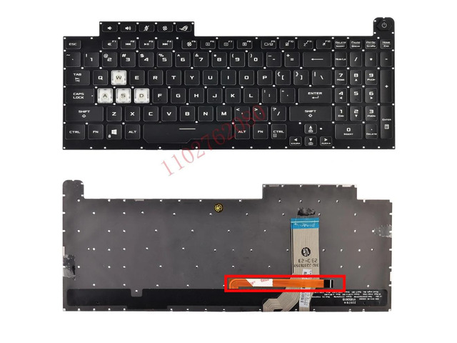 Keyboard for G712 S7D G732 G731/GT/GU/GV/GW G712L G712V G732L G732G G732GU Notebook Computers (US Standard) (Multi-color Backlight)