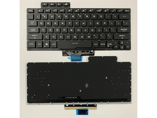 US keyboard (black backlit, US style) for Zephyrus G14 GA401I GA401M GA401 GA401Q GA401U GA401V laptops.