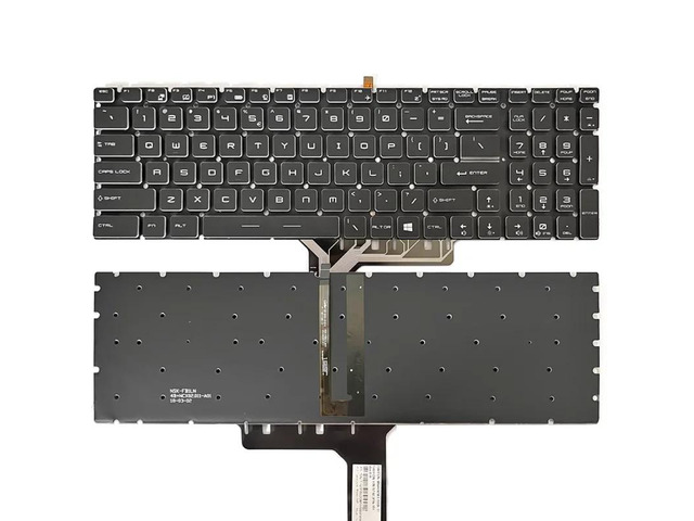 US version laptop keyboard (black with backlight) compatible with GL62VR, GP62M, GL72M, GT76, GE63VR, GT72VR MS-16J2, 16J3, 16J4, 16H5, 16H4, 16J6,...