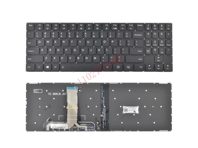 Backlit US-style laptop keyboard (black with backlight) for Y520, Y520-15IKB, Y720, Y720-15IKB, R720, R720-15IKB, Y530, and Y730 models.
