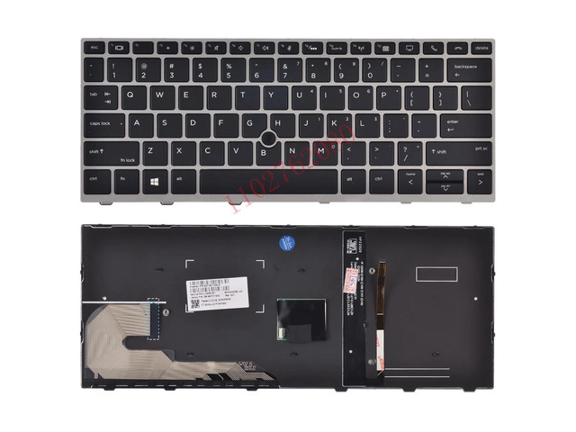 US version laptop keyboard L56442-031 L13697-031 (dot backlight, US version) for 730 735 830 836 g5 735 g6 830 g6