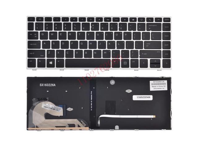 Keyboard with backlight for US version laptops (840 G5 G6 846 745 G5 ZBook 14u G5 14u G6 L11308-031 L14377-031)