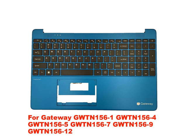 Compatible with GWTN156-1BK, GWTN156-4, GWTN156-5BL, GWTN156-7, GWTN156-9, GWTN156-12GR, and N15CS9 palm rest top cover keyboard (blue) (C-type...