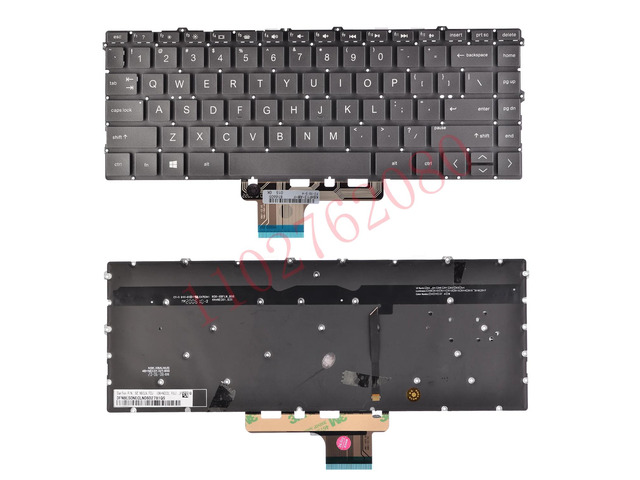 Keyboard for Spectre X360 13-AW TPN-Q225 13-aw0175tu 13-aw0151tu L72386-251 TPN-Q225 Laptop (US Version) (Brown US Backlight)