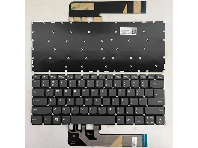 Keyboard for C640-13IML-LTE, C740-14IML, S740-14IIL FLEX-14API 14IML Laptops (US Version) (US Gray)