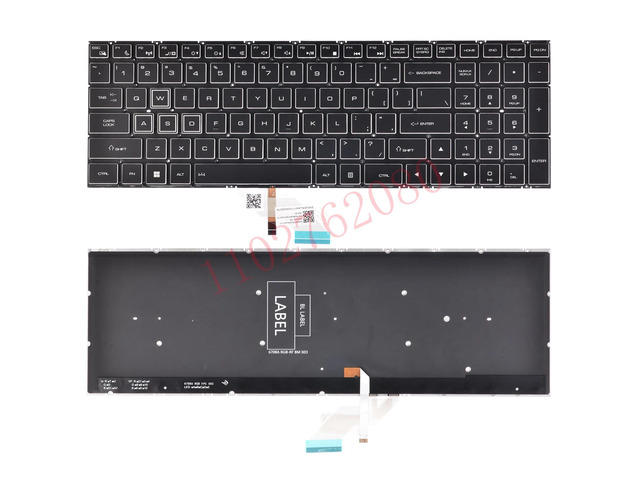Compatible with Thor TR 911M Starry Sky Edition, 911 Black Ghost, 911Air, 911 Pro, and 911 DINO laptop keyboards (black RGB backlight).