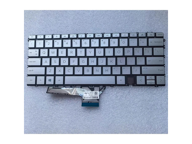US keyboard (silver backlit) for Spectre x360 2-in-1 14-EF TPN-C155 14-ef0018na laptop.