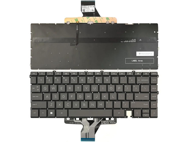 US English backlit keyboard (black backlight) for X360 13-BA 13T-BA 13-BD 13-AY TPN-C145 TPN-C147 TPN-C152 laptops
