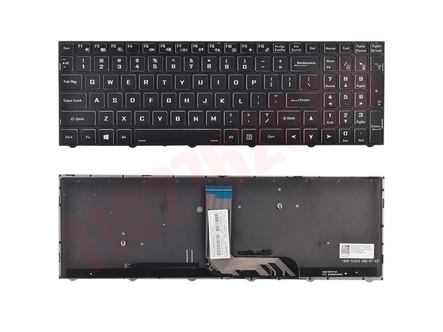 Keyboard for Lite 15 AL15-51 51M-55R1 SH15-51 N23L1 N23J8 Notebook Computers (US Standard) (White Backlit, USA)