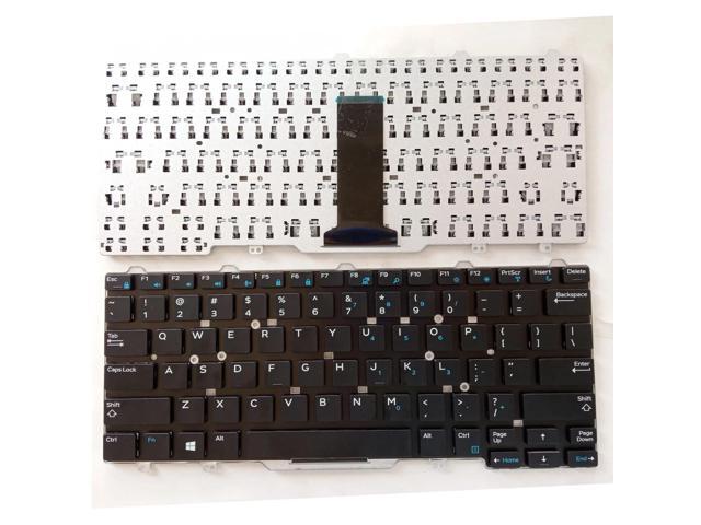 Keyboard for Latitude 3340, 3350, E3340 14, E5450, E7470, E7450, E5470, E5480 0VW6J9 Laptops (USA SP UK) (USA)