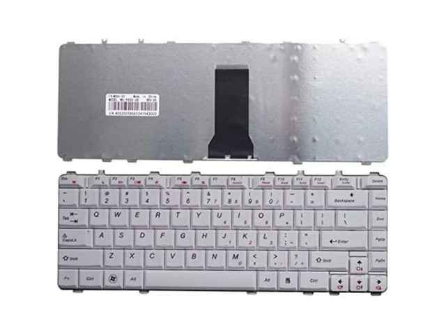 Y450, Y550, V460, B460, Y460, Y560, Y460C, Y560DT series laptop keyboards (white)