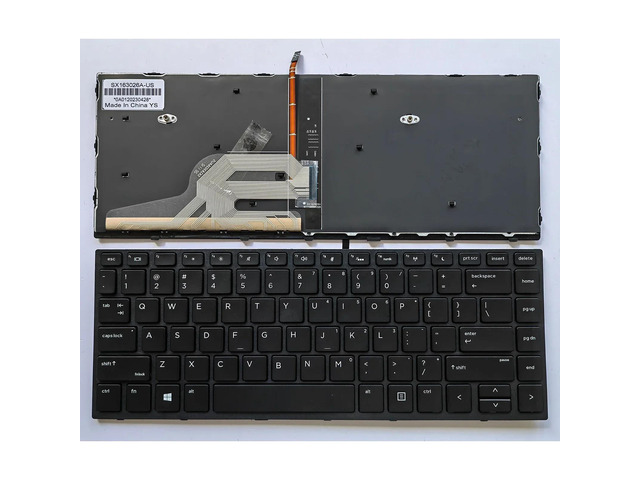 Keyboard for ProBook X360 440 G1 (US version) 66 Pro G1 L28406-001 (Black US backlit)