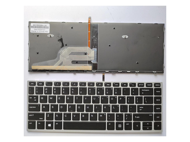 US version laptop keyboards for ProBook 430 440 445 640 645 G5 640 g4: L01071-001 L00736-BB1 L09547-BB1 (US silver backlit)
