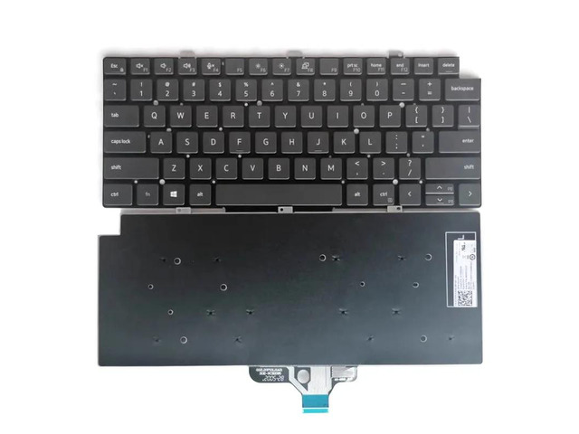 Keyboard for Latitude 5320 7320 KP0JF 0KP0JF 59PCG Laptops (Black, USA)