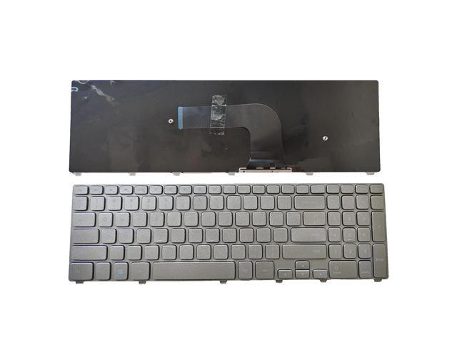 US keyboard for Inspiron 17 7000 7746 7737 15HR 0D4DD2 P24E laptop, no pointers, no backlight, silver.