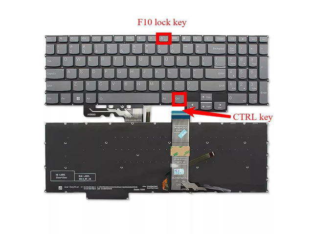 16-inch G4+IAP ARA Laptop Keyboard (US Version)