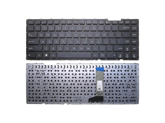 US-style keyboard (frameless) (black) for X442, X442U, X442UA-GA100R, X442UR, A480U, F442U, R419U series.