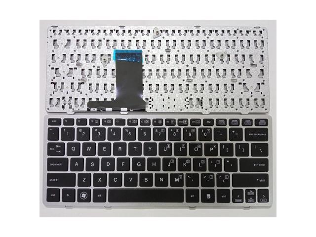Keyboard for US version laptops, compatible with 2560, 2560p, 2570, and 2570p models (696693-001, 691658-001).