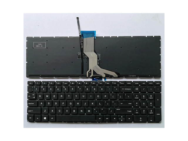 US-style laptop keyboard (black with US backlight) for Pavilion 15-ab 15-ab000 15-ab100 15-ab200 Q159 C122 Q172 Q173 Q174 I125 Q162