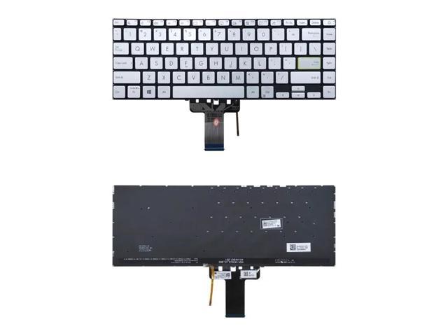 US-style backlit laptop keyboard (silver with backlight) for Red Book 14S S433 X421 S4600 V4050F E410M M4600I K14F ADOL14EA ADOL14EA113 ADOL14EQ