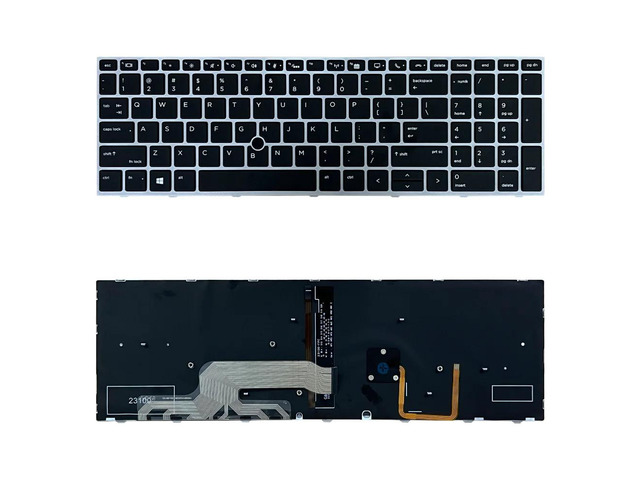 Keyboards with backlighting and pointing stick for ZBOOK 15, G5, G6, 17, G5, G6 series US version laptops: L29635-001, L12764-001, L12765-001,...