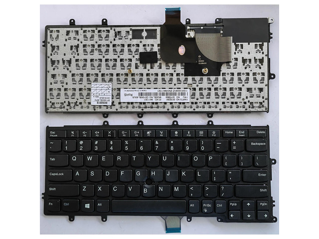Replacement US keyboard for X270 (20K5 20K6 20HN 20HM) and A275 (20KC 20KD) laptops (NO point US)