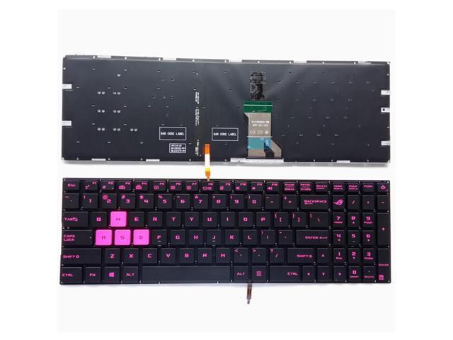 US keyboard (Rose Backlight US) for FX60VM, ZX60V, GL502, GL502VT, VM VS, GL702, FX502, S5V, S5VS, S5VT, S5VM, S7V, S7VM, S7VT, and ZX60VM laptops.