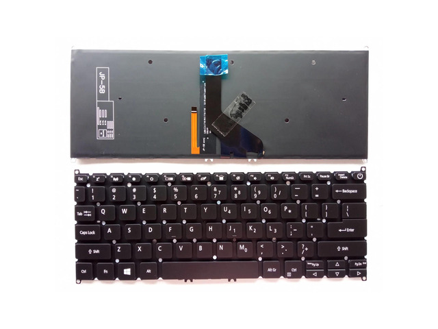 US-style laptop keyboard (black backlit switch) for Swift SF314-57/58/59/G, SF514-51/52/54 and SF515-51 series.