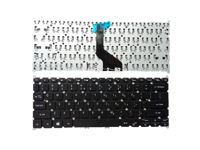 On-off key black keyboard for US laptops in the Swift SF314-57/58/59/G, SF514-51/52/54, and SF515-51 series.