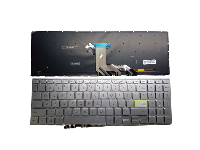 Keyboard for Vivobook S15 X513 D513 S513 M513 F513 K513 R513 US version laptops (US backlit silver)
