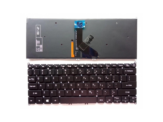 Keyboard for Swift5 SF514-54T 52 53T 55TA-77NJ N17W3 N19H3 514-52T laptops (black backlit switch)