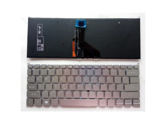 Keyboard for Swift5 SF514-54T 52 53T 55TA-77NJ N17W3 N19H3 514-52T laptops (silver backlight)