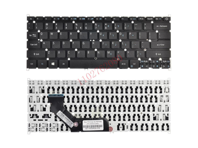 US-style black keyboard for Swift 3 SF314-52 SF314-52G SF314-53G SF314-55G S5-371 S30-20 SF113-31 N17P2 N17P3 laptops.