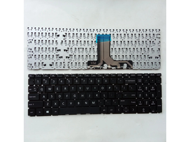 US-made keyboards for Pavilion 15-EG, 15-EH, 15-ER, 15T-EG, and 15M-EH laptops, models TPN-Q246 and TPN-Q245. (Black, US)