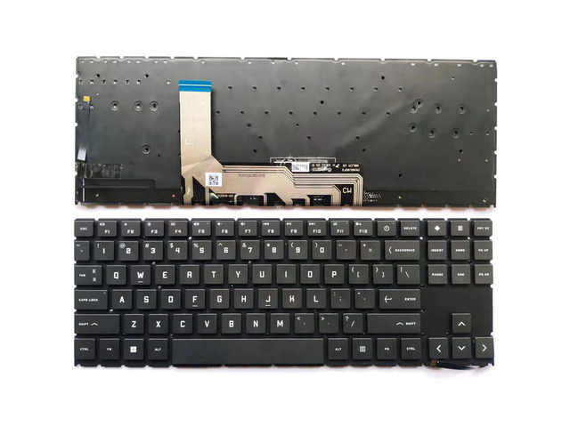 Keyboard for OMEN 16-K 16-K0023DX 16-U 16-U1047 16-WD 16-WD0063DX 16-WF 16Z-XF 16-B 16T-B 16T-K 16T-WF 16Z-XD Notebook Computers (US Version)...