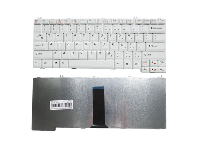 US keyboard (no backlight) (white) for 3000 C100 C200 F31 F41 G420 G430 G450 G530 A4R N100 N200 Y430 C460 C466 C510 laptops.