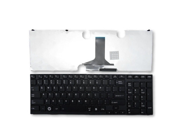 US layout laptop keyboard for Satellite P750, P750D, P755, P755-s5320, P770, P770D, P775, P775-s7215 series.