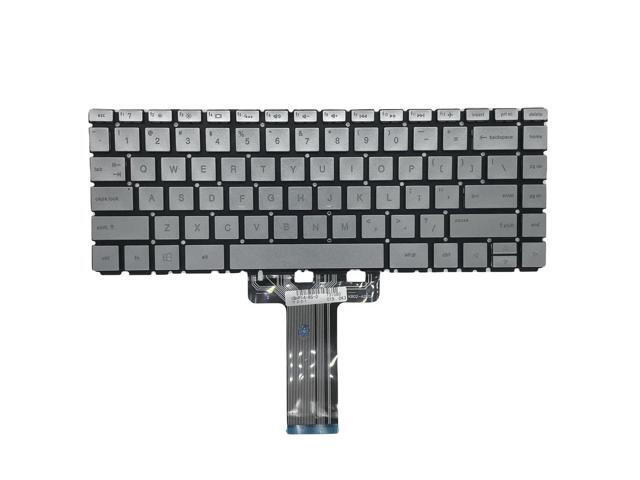 Backlit US keyboard for Pavilion X360 laptops, models 14-BA, 14T-BA, 14M-BA, 14-BS, 14-BW, 14-BF, 14m-CD, 14m-DH, 14m-CF, 14-DK, etc., silver...