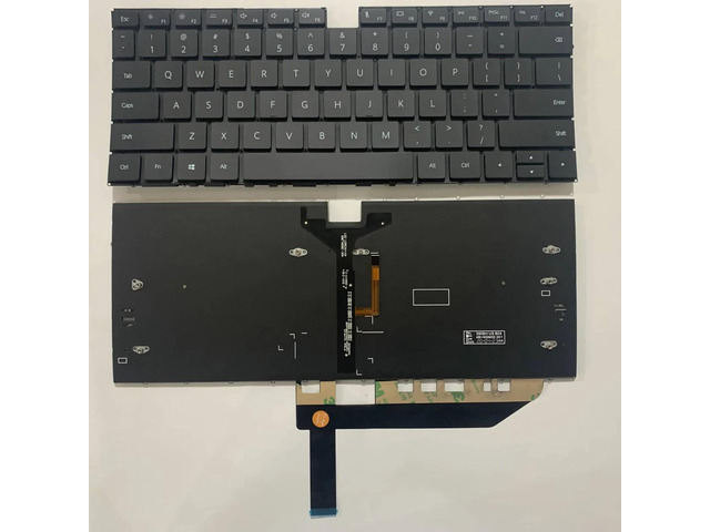 Keyboard for MateBook X EUL-WX9 W19 W19P W29 W29P W19P WFH9 EULD-W19P WFH9 W29 W29P WFH9 WFE9 WDH9 WXX9 W19P Laptops (Backlit, USA)