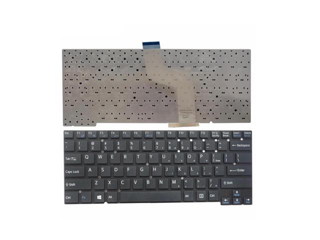 US version laptop keyboard (bezel not included) compatible with Vaio SVT131A11V, SVT1312L1RS, SVT13114GXS, SVT13116FXS, SVT13118FXS, SVT13, and...
