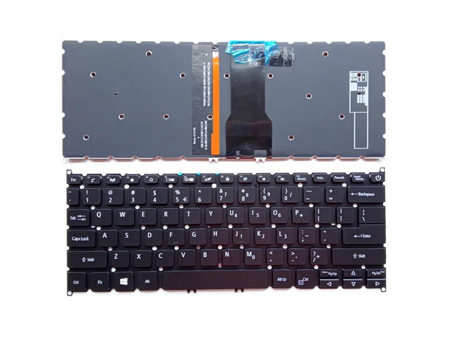 Compatible with Swift1 SF114-33 SF114-32-C5WC/C73H/C344/C0PJ N17W6 SF314-43 A314-22/35-C3GV N20Q1 N20H2 Laptop Keyboard (US Version) (Black Backlit)