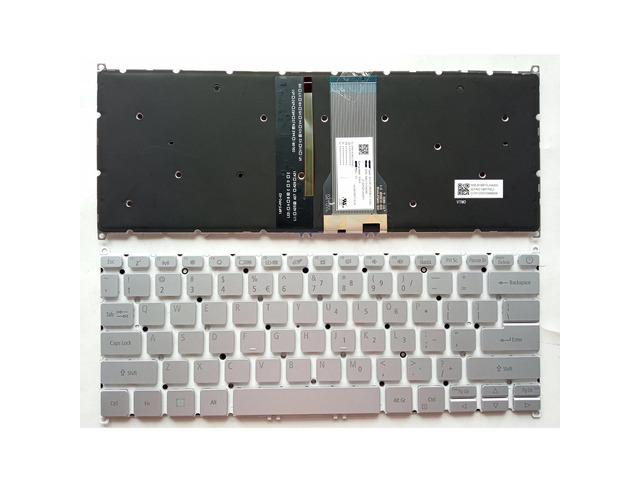 Compatible with Swift1 SF114-33 SF114-32-C5WC/C73H/C344/C0PJ N17W6 SF314-43 A314-22/35-C3GV N20Q1 N20H2 Laptop Keyboard (US Version) (Silver...